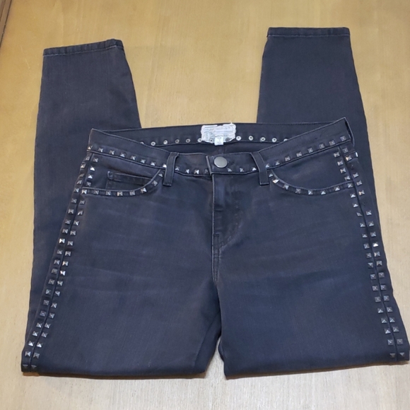 Current/Elliott Denim - Current/elliot the crop skinny in night w/studs 28